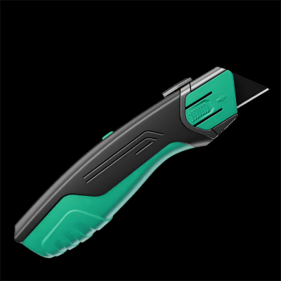 Heavy duty safety utility cutting knife