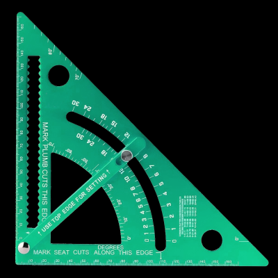 Adjustable Aluminium Rafter Square – 180mm