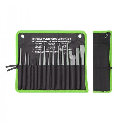 16 pcs punch and chisel set