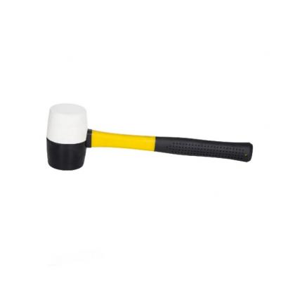  RUBBER MALLET WITH PLASTIC-COATED HANDLE