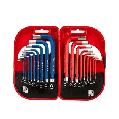 18pcs Short Arm Combo Hex Key Set RO-287