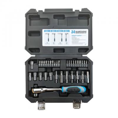 34 pieces multi-functional ratchet wrench set RO-293