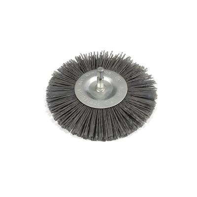 Hexagon Shaft Mounted Abrasive Nylon Wheel Brushes RO-303